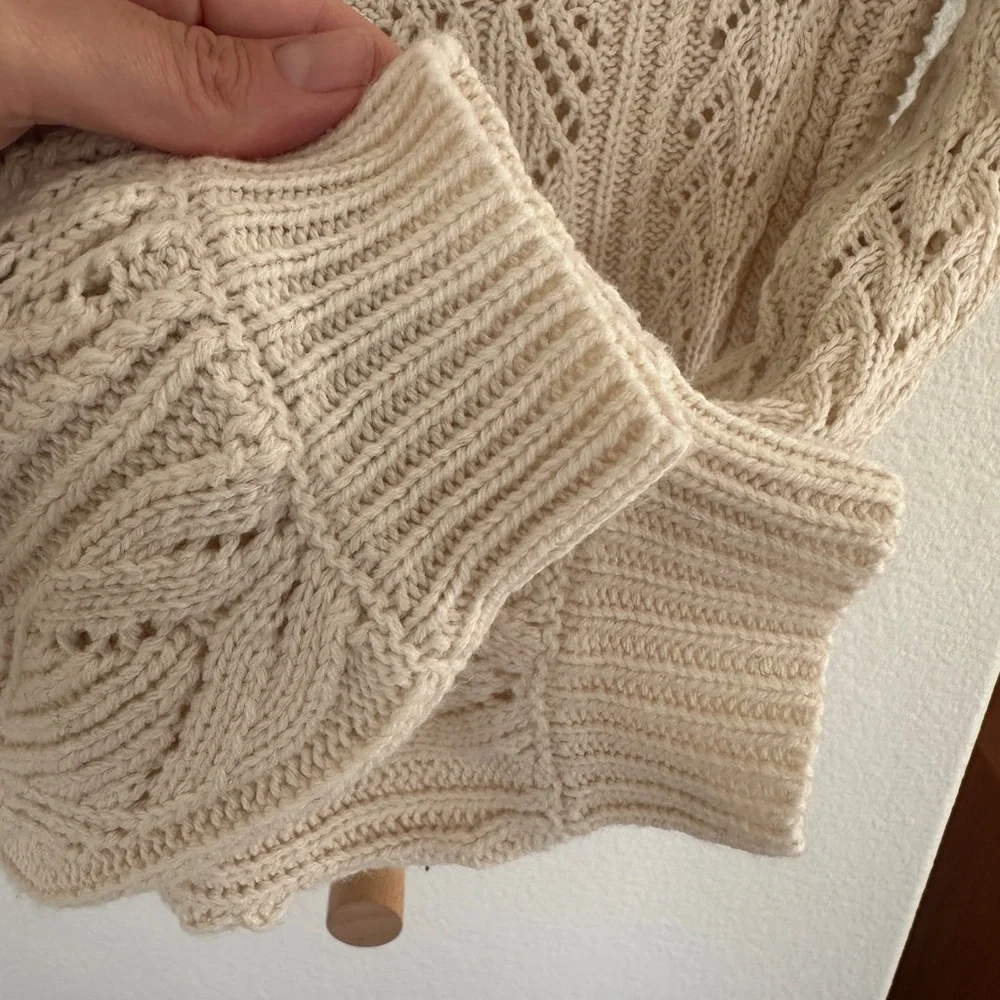 Saltwater Luxe flutter sleeve sweater - Picture 4 of 5